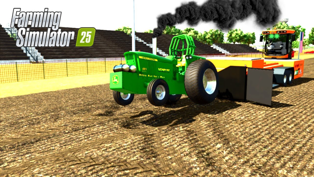 ELMCREEK COUNTY FAIR TRUCK AND TRACTOR PULL! | CF Pulling Sleds | FS25