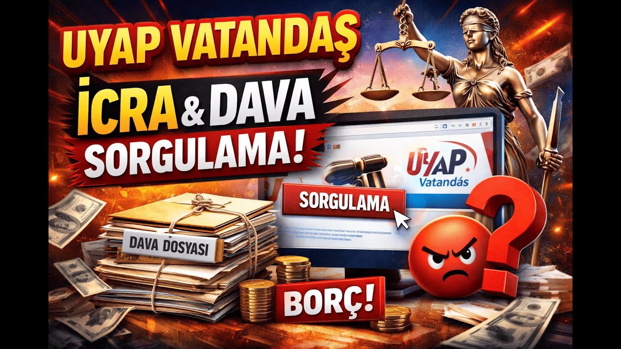 İcra Dosya Borcu ve Dava Dosyası Nasıl Sorgulanır? Uyap Vatandaş