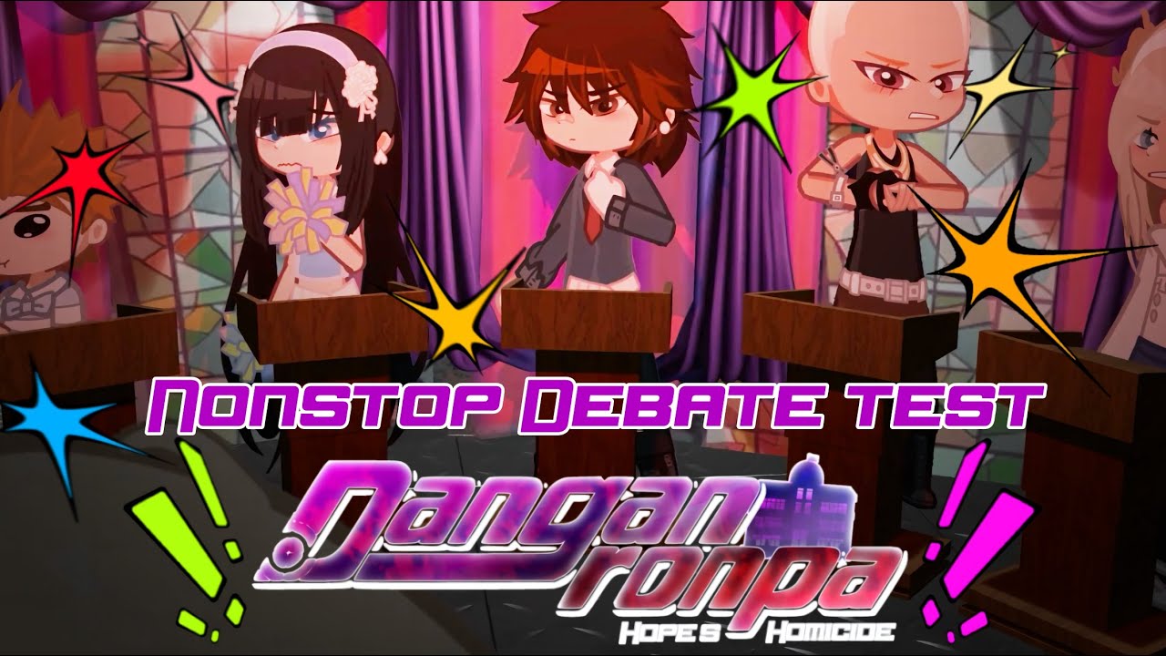 Danganronpa Nonstop Debate Test // DHH // made with Capcut, Alight Motion, and Blender!
