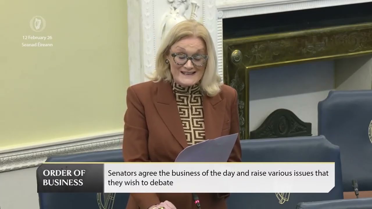 Senator Sharon Keogan- speech from 12 Feb 2026