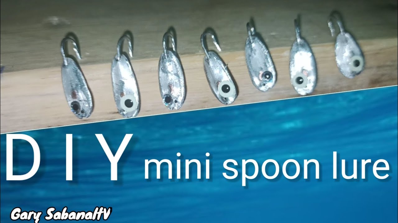 how to make mini spoon lure/maliit na limbag o wirik.