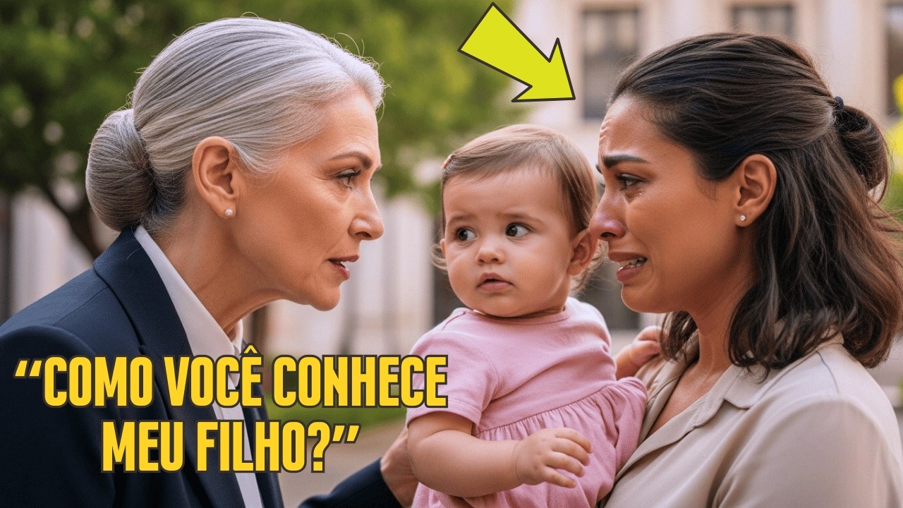 MILIONÁRIA EXPULSOU UMA MULHER DO TÚMULO DO FILHO… ATÉ A MENININHA FALAR “VOVÓ”