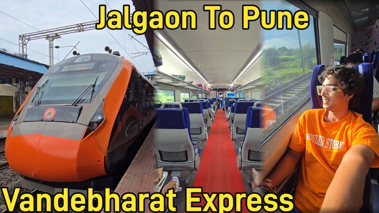 Jalgaon To Pune in Vande Bharat  at first time 😍| Vandebharat Express 