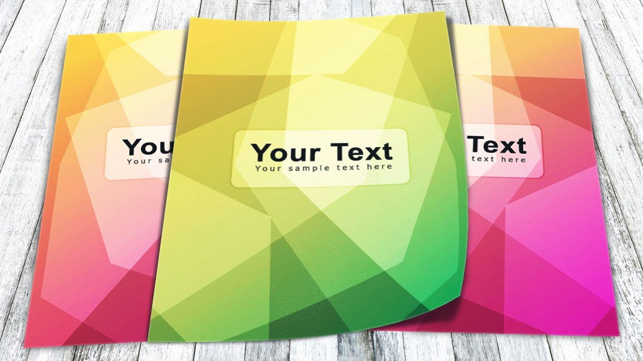 Flyer Cover Design in Adobe Illustrator