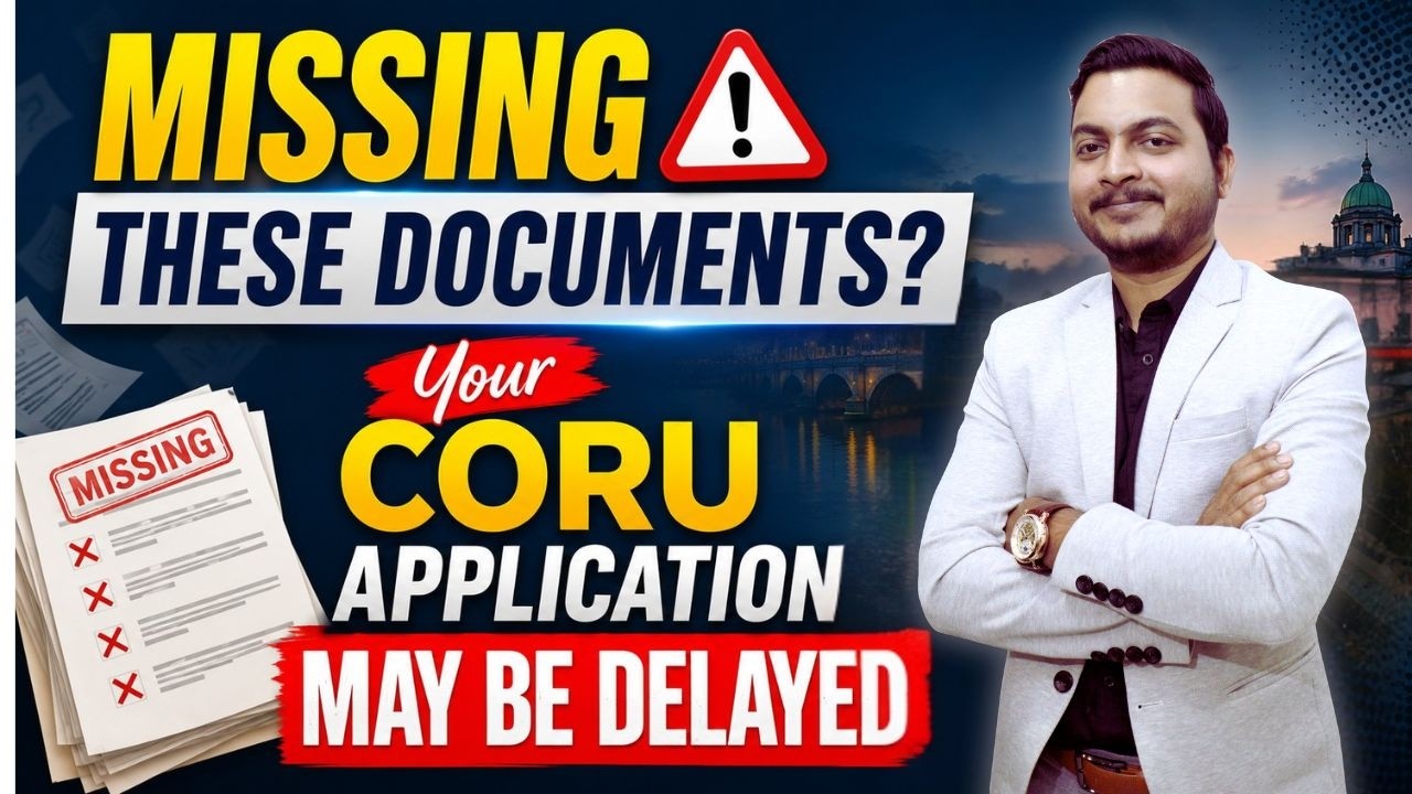 CORU Registration starts with the right documents.