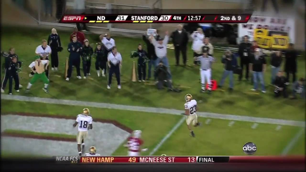 Notre Dame vs Stanford 2009 Highlights