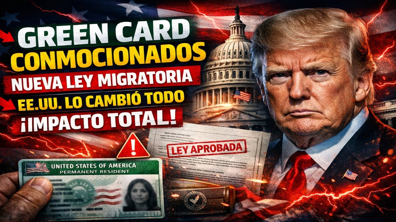 ¡Titulares de Green Card, Conmocionados! La Nueva ley de Inmigración Estadounidense lo Cambió Todo