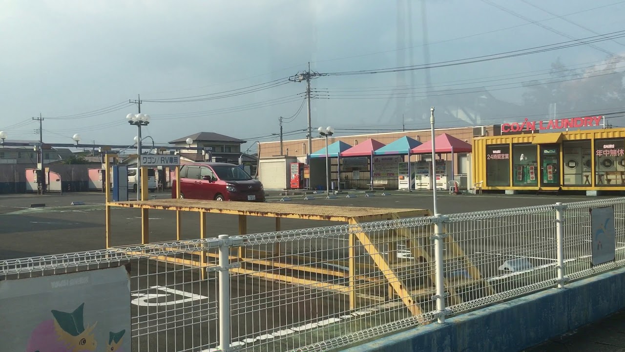 那須塩原市地域バス 前面展望 車窓 西那須野駅西口→那須塩原駅/ ゆーバス西那須野線 西那須野1610発(黒磯行)