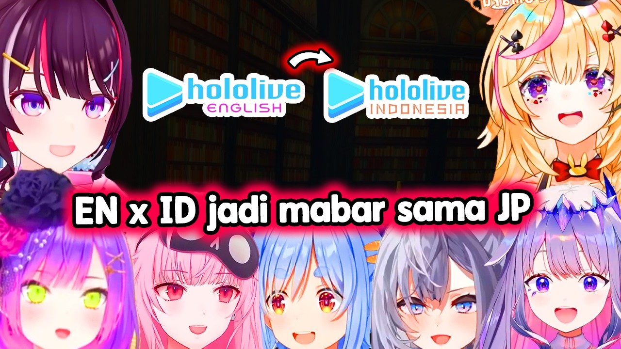 Спасибо Turney Towa EN x ID за общение с японскими участниками...【Hololive】