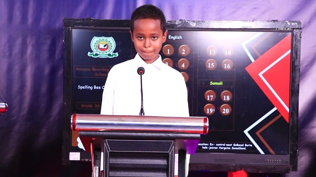 Tartan Aqooneedka D.Amaano Ee Bisha Ramadaan | spelling Bee | Xalqada 19-aad (Grade 3B vs Grade 3A)