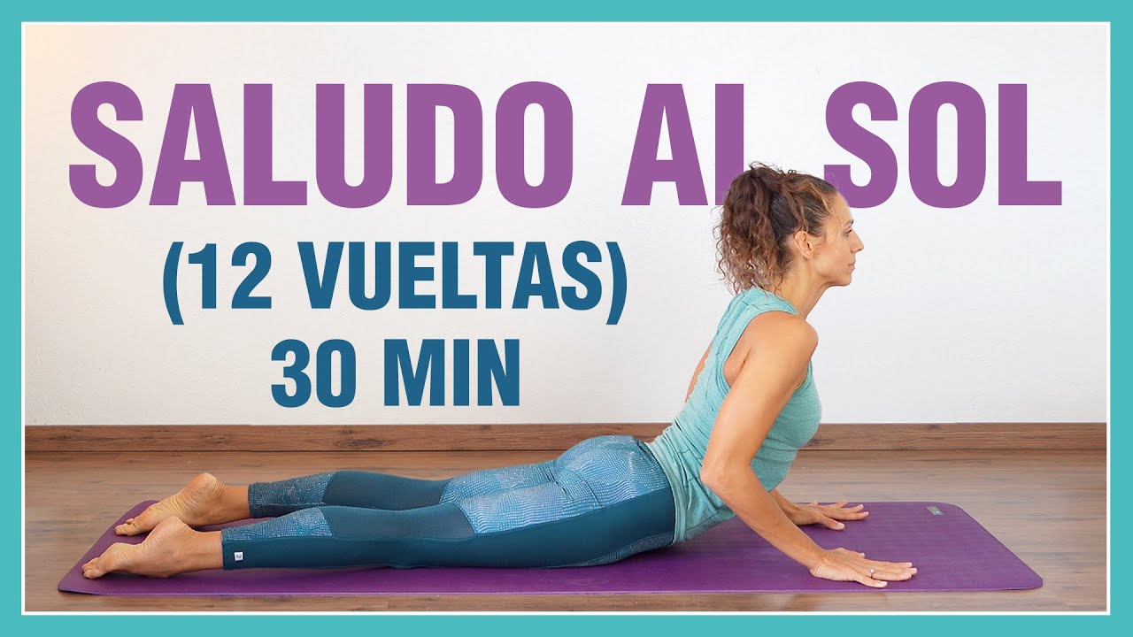 12 vueltas del Saludo al Sol (clásico) - Suryanamaskar 👉🏼Aumenta tu ENERGÍA & FLEXIBILIZA la columna