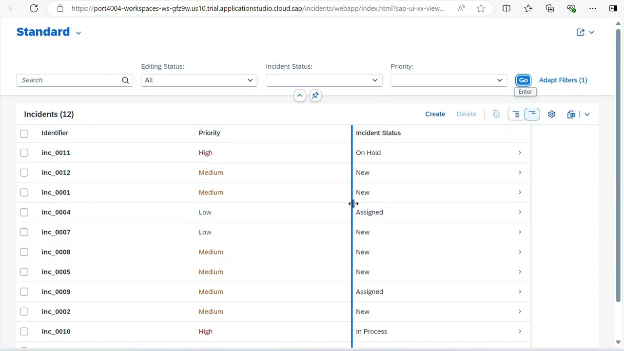 SAP Fiori Elements с нуля: создание, уточнение и расширение с помощью BAS