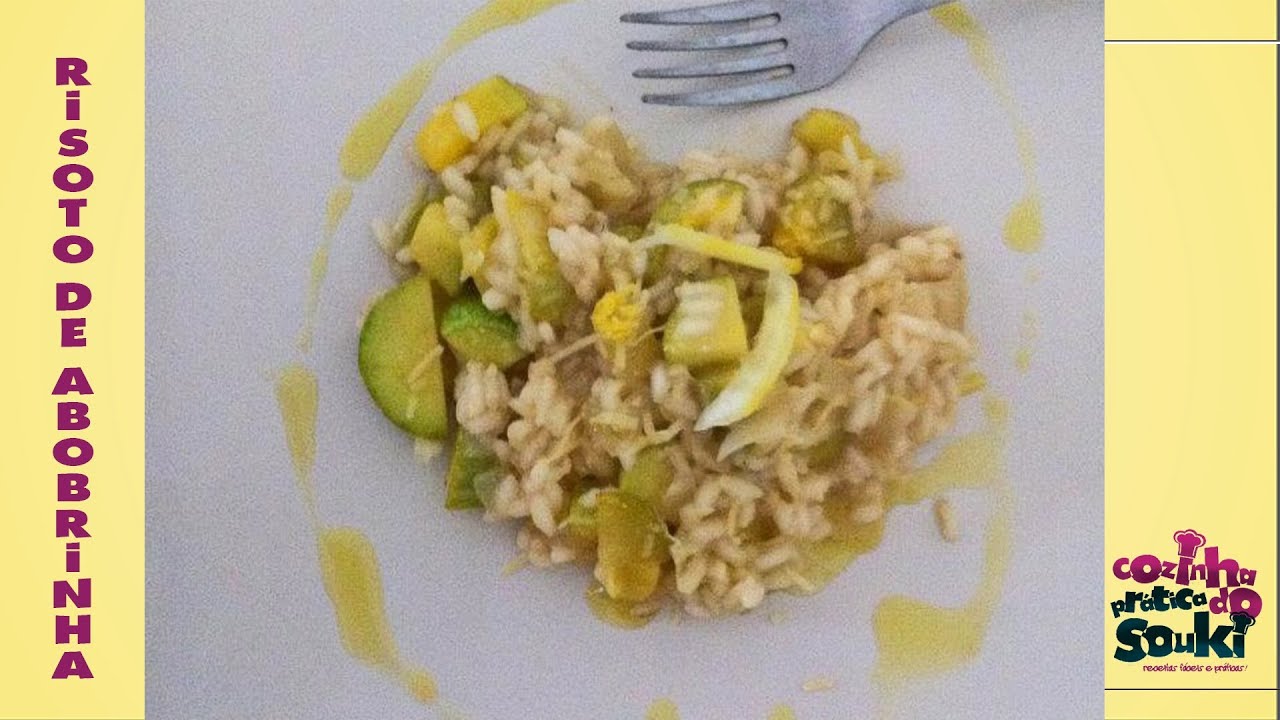 Risoto de Abobrinha com Limão Siciliano - Cozinha prática - Receitas fáceis e práticas -