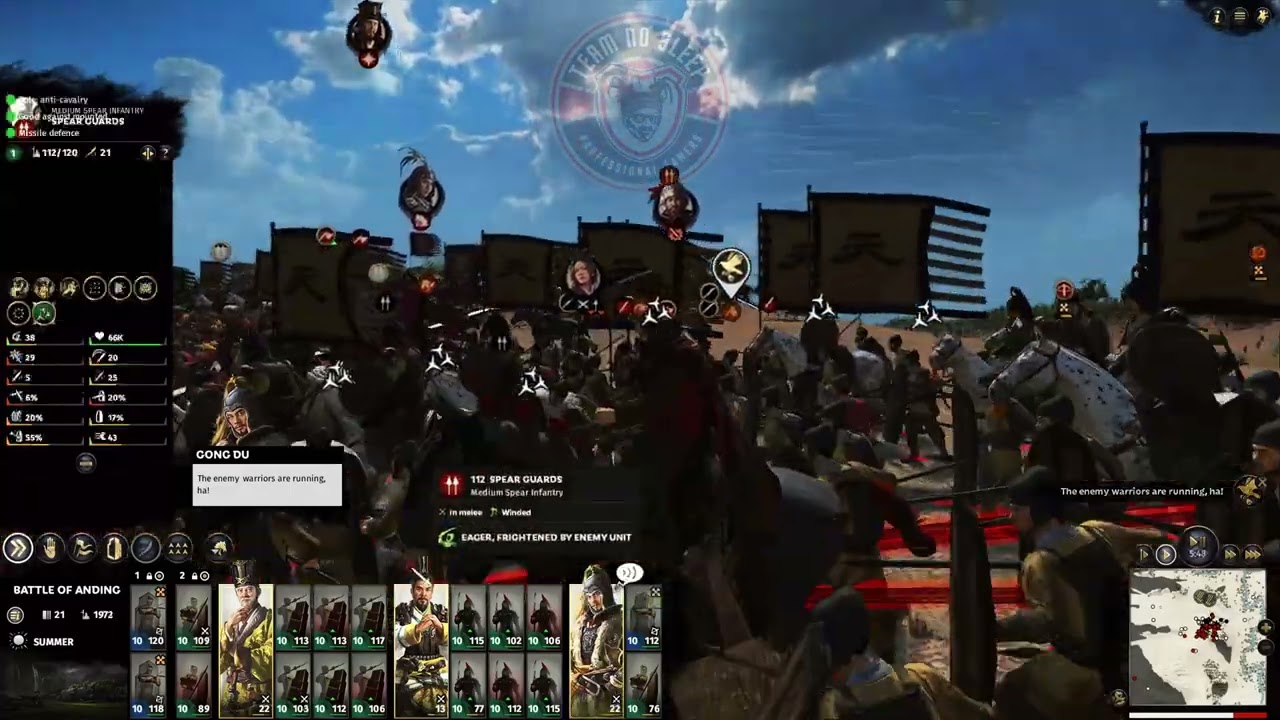 TOTAL WAR : 3 KINGDOMS  |   THE BATTLE OF ANDING #teamnosleep #totalwarthreekingdoms