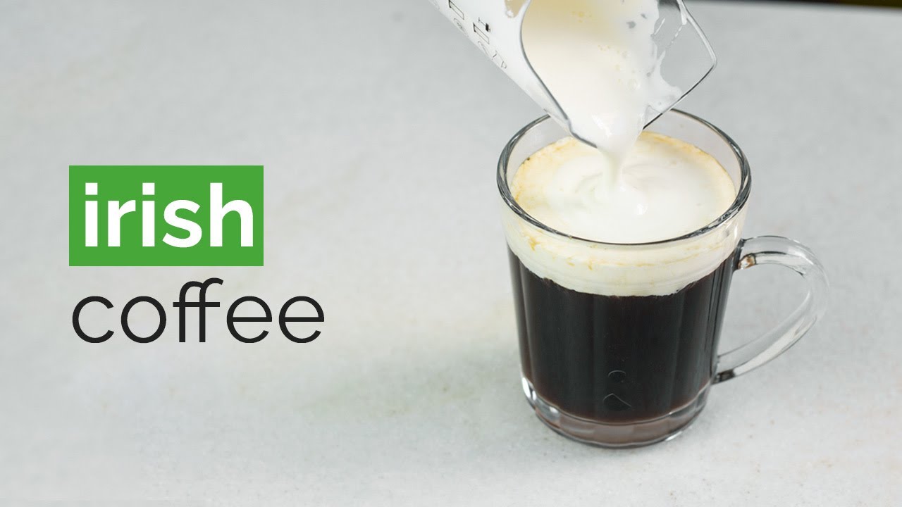 Receita de Irish Coffee - Café com uísque irlandês