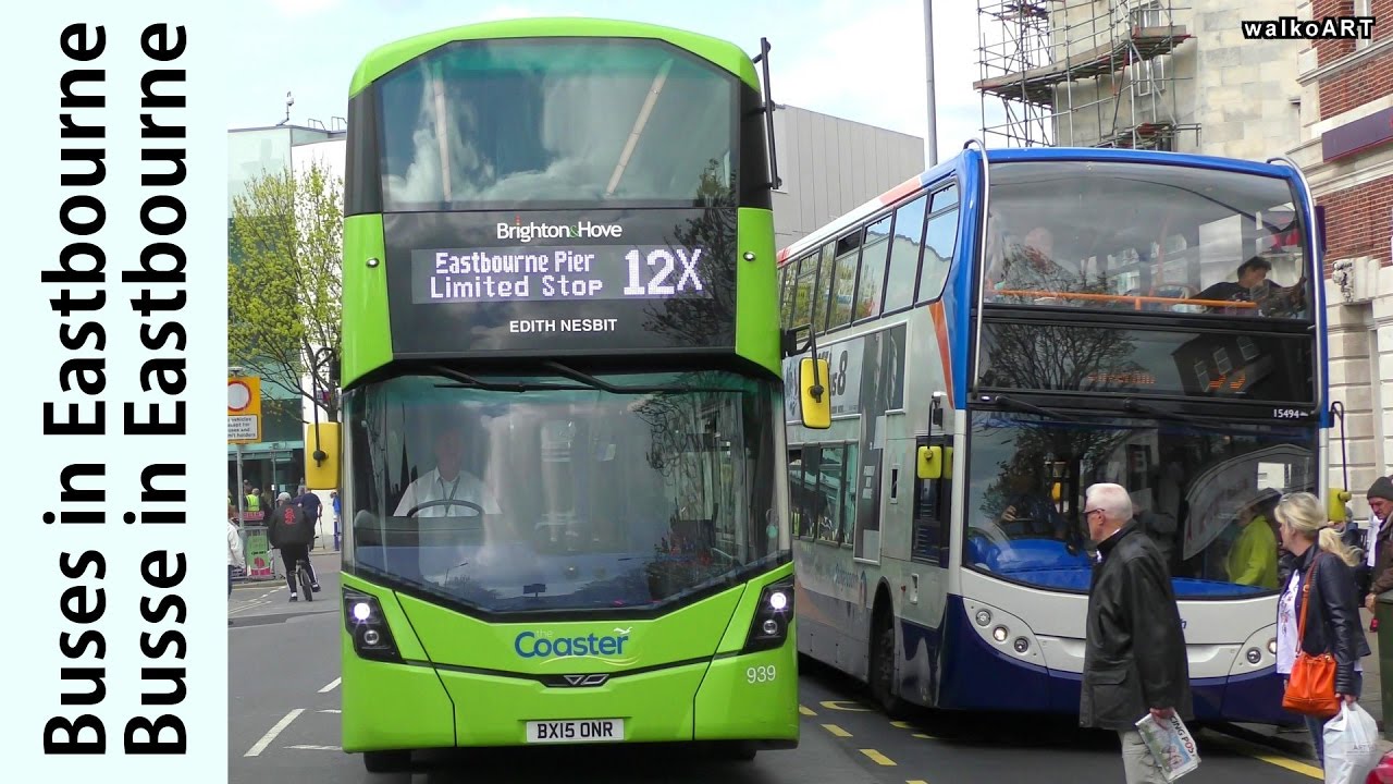 NEW Double-decker buses / Neue Doppeldecker Busse in Eastbourne, East Sussex Brighton & Hove