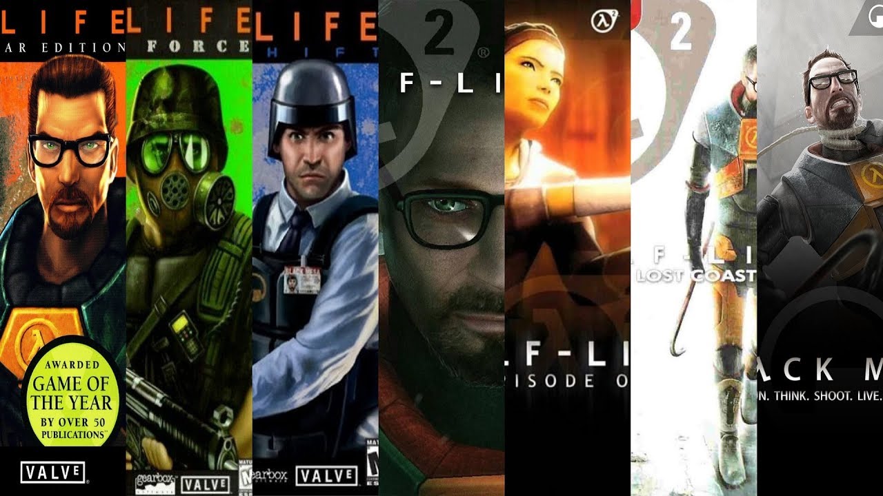 Эволюция игр Half-Life (1998-2020)