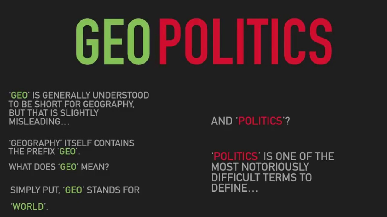 Geopolitics: A Brief Introduction