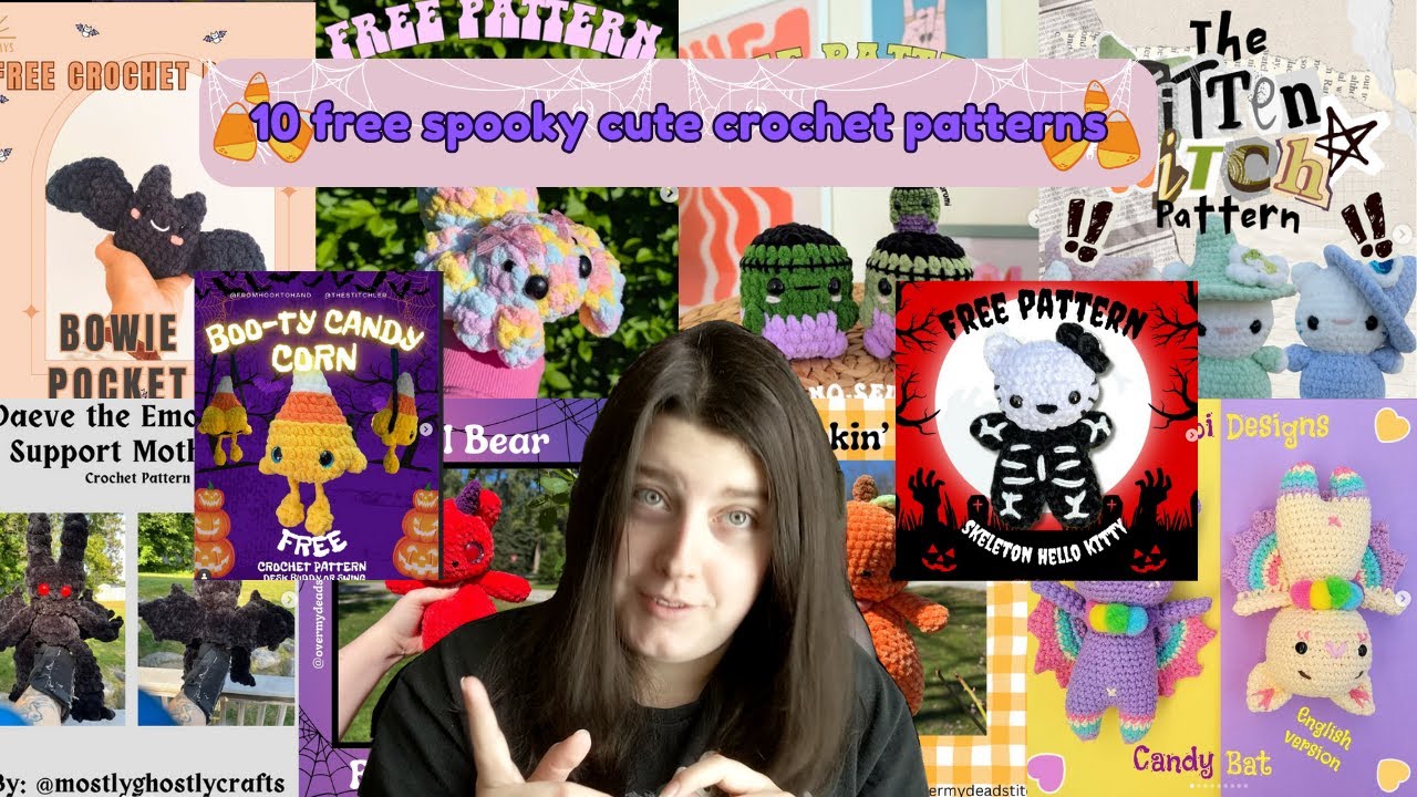 10 free spooky cute crochet patterns