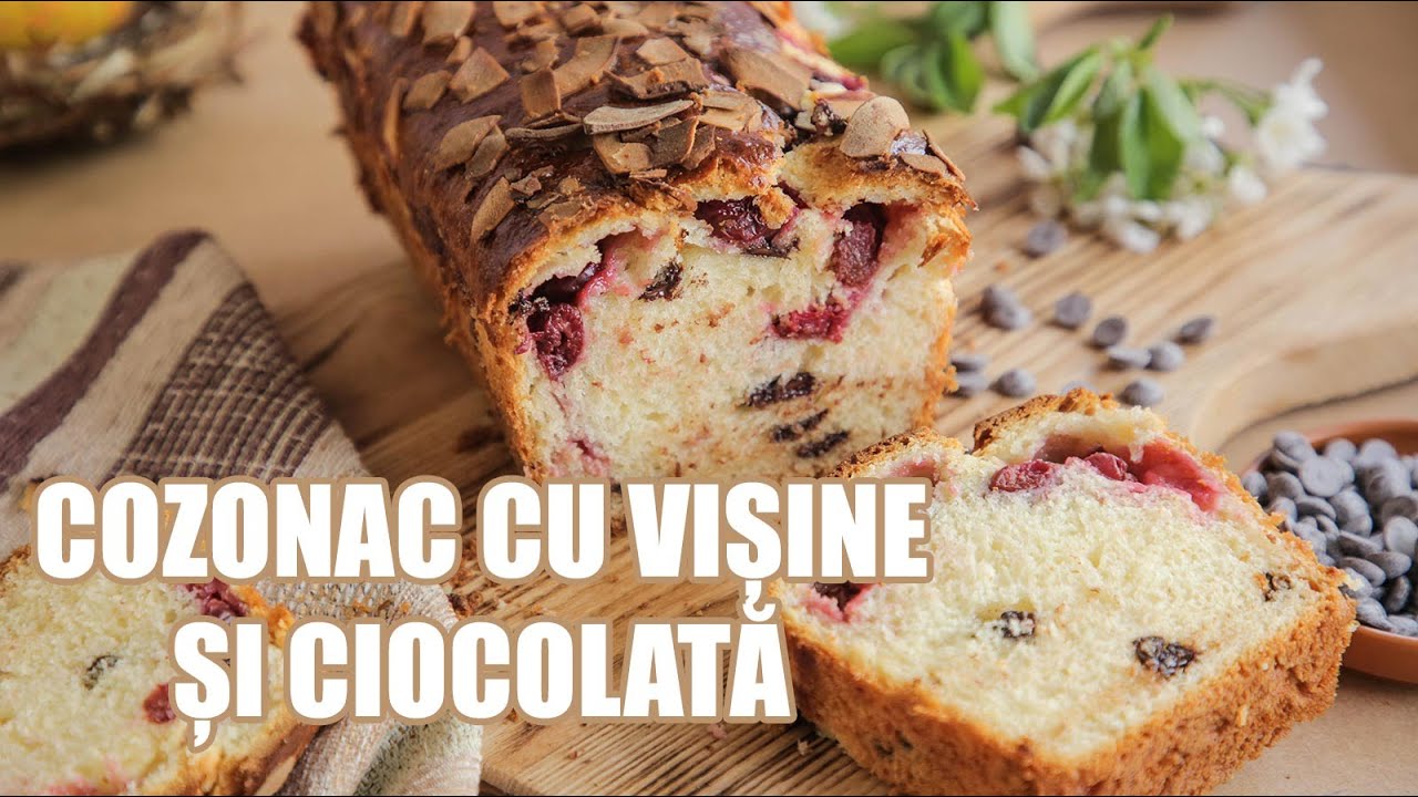 COZONAC CU VIȘINE ȘI CIOCOLATĂ | Valerie's Food