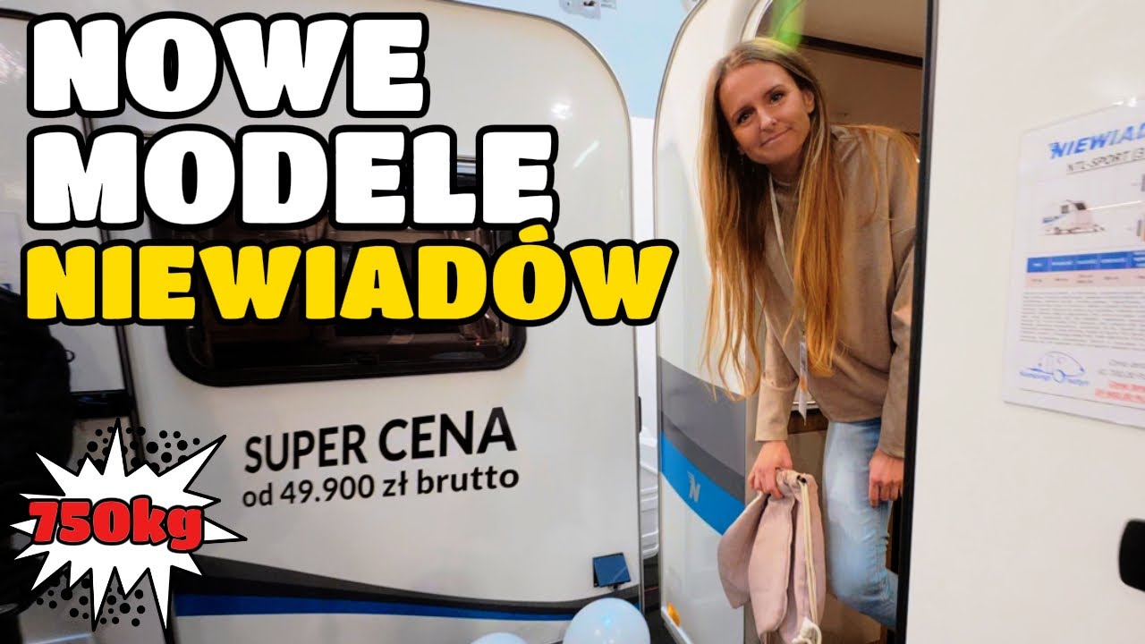 Dwie NOWE przyczepy Niewiadów – Lazur i New Sport! 750kg DMC