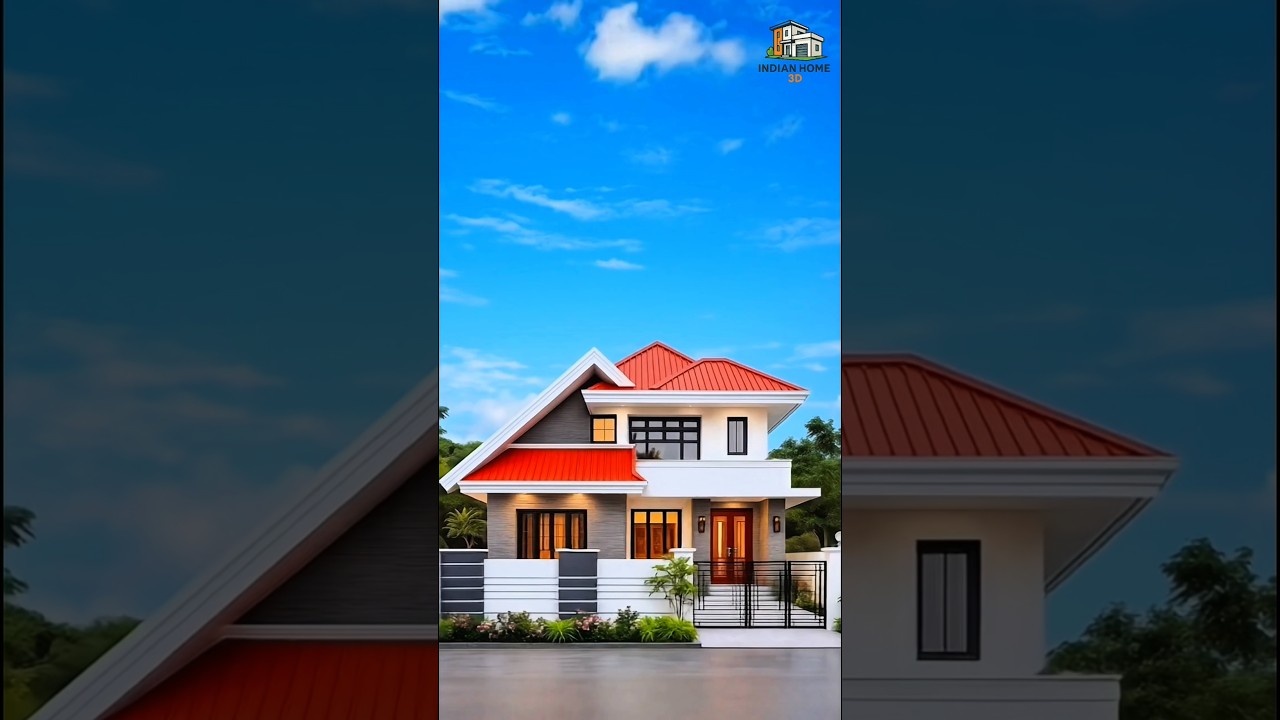 Modern Duplex Home Construction vs Final Look 🏠 || 40-50 lakh #home #duplex