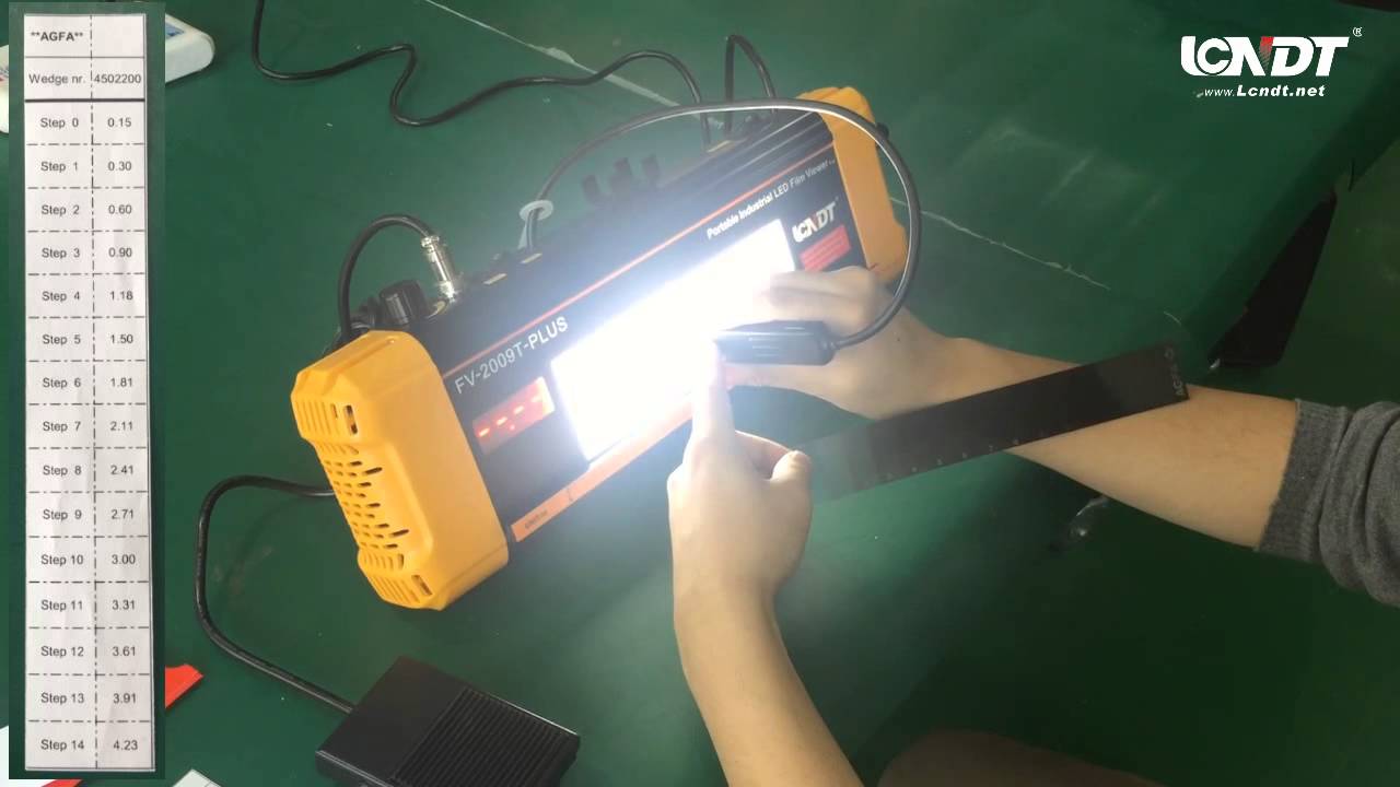 Portable Industrial LED X Ray Film Viewers + Densitometers FV 2009T