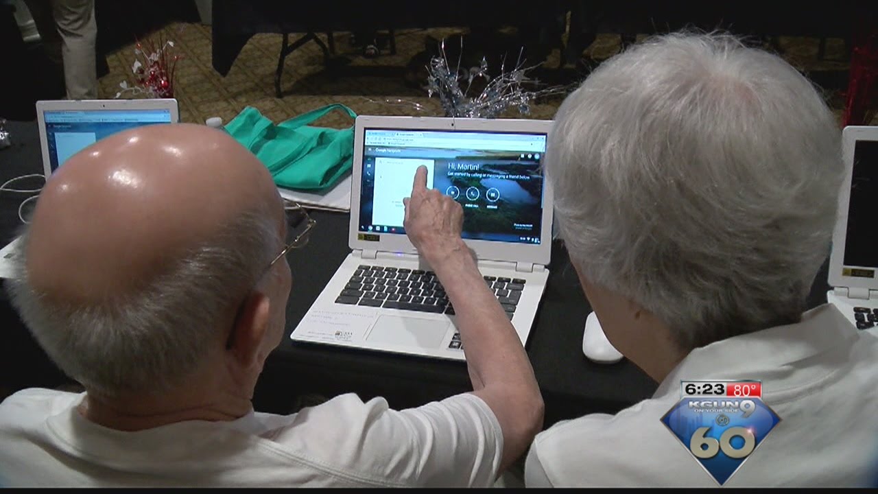 Seniors use technology