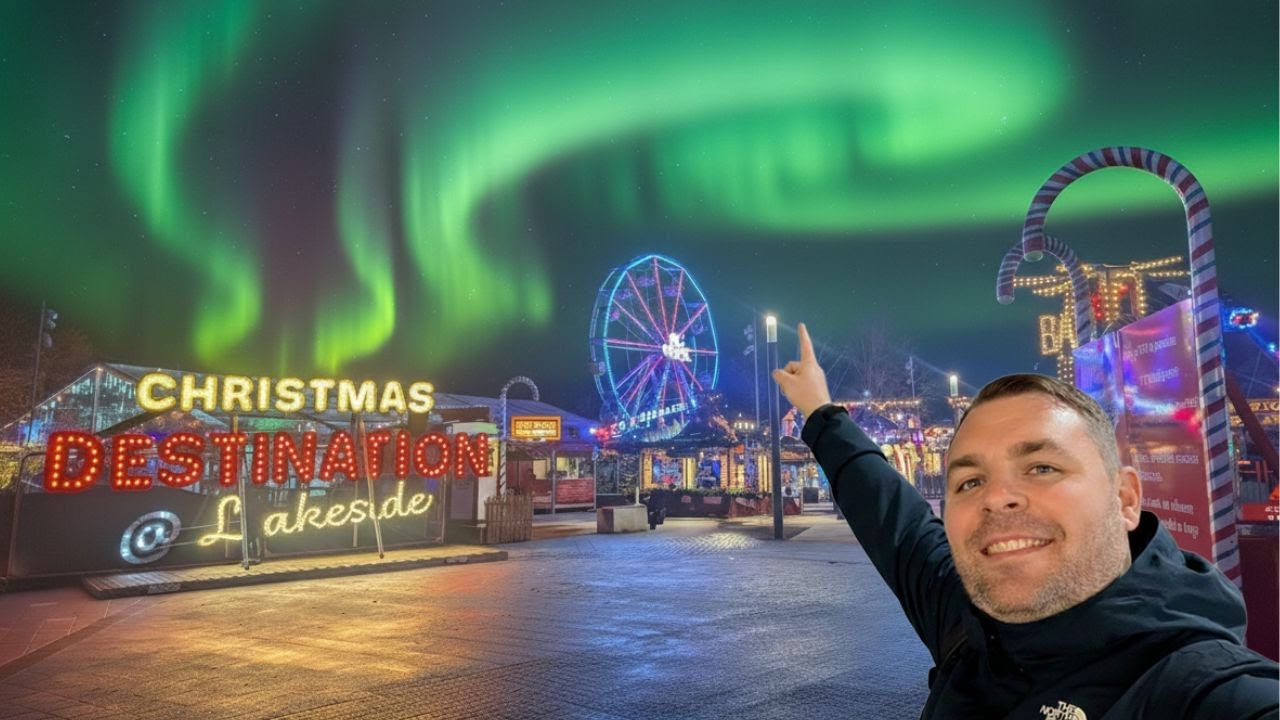 A Christmas Festival all to MYSELF! | A NORTHEREN LIGHTS Display | Lakeside Destination 2025 Review