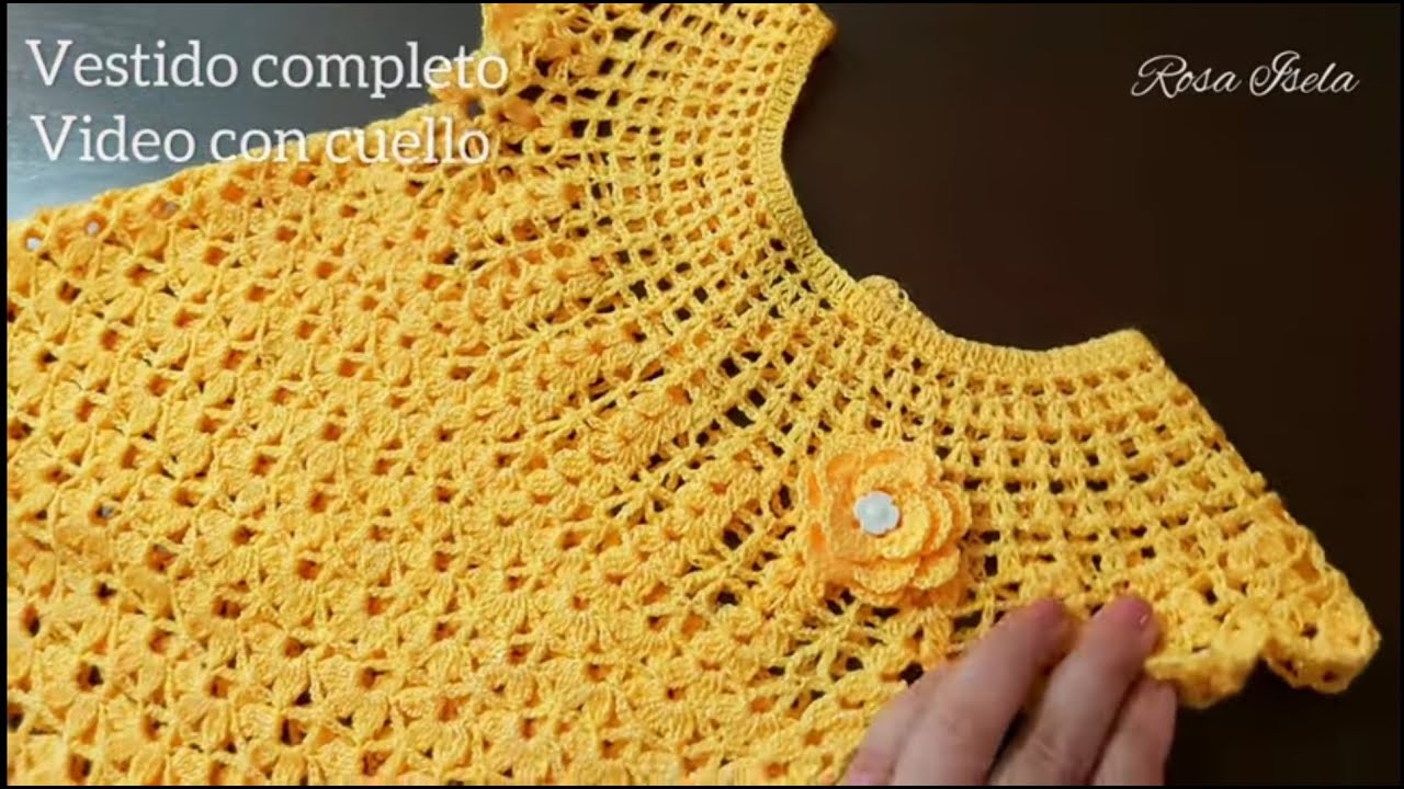 Video Completo Vestido Para Niña 1 a 2 años