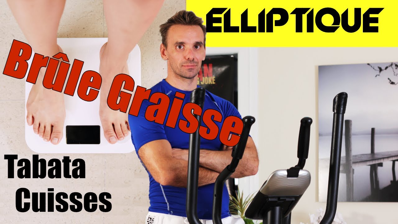 40 minutes 🔥🔥 ELLIPTIQUE br&ucirc;le graisse 🔥🔥 + Hiit Cuisses
