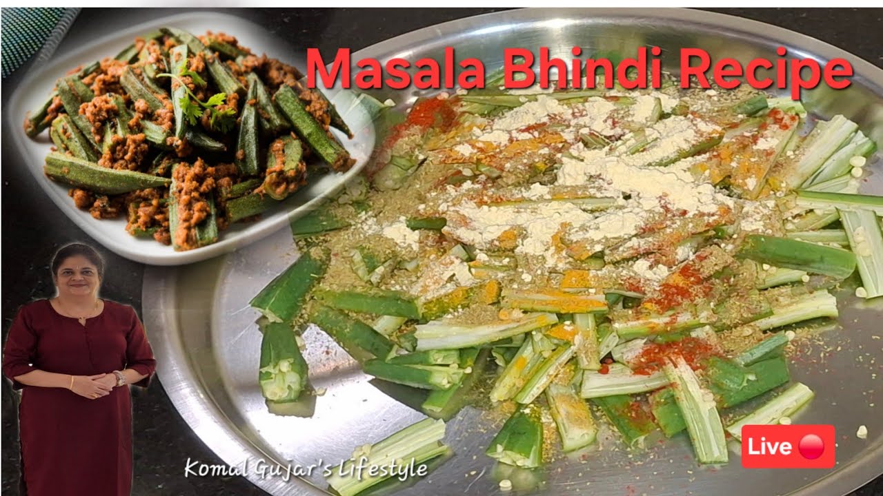 Masala Bhindi Recipe,  Lunch preparation