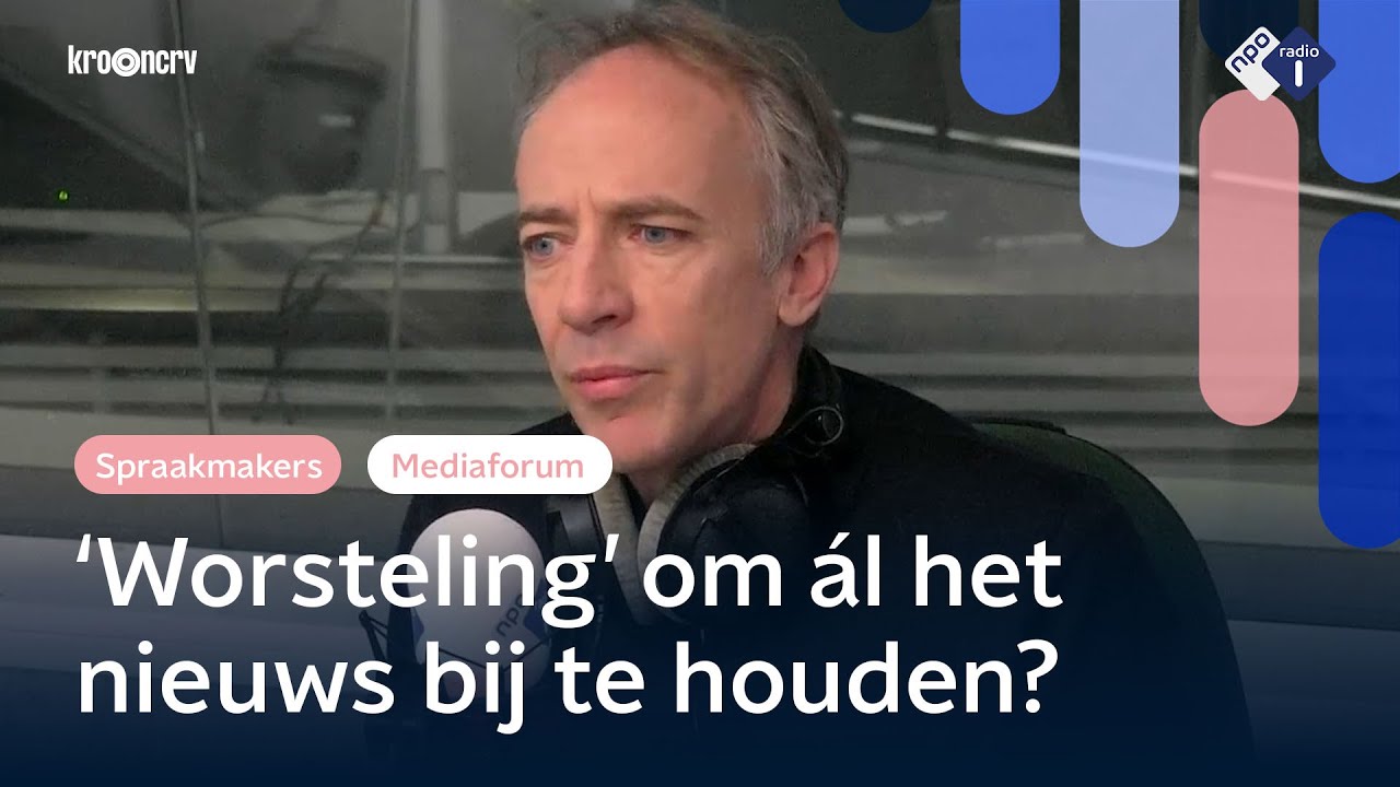 Overweldigend veel wereldnieuws: 'Het is ongekend, in wat voor onzekere tijd leven we?' | Mediaforum