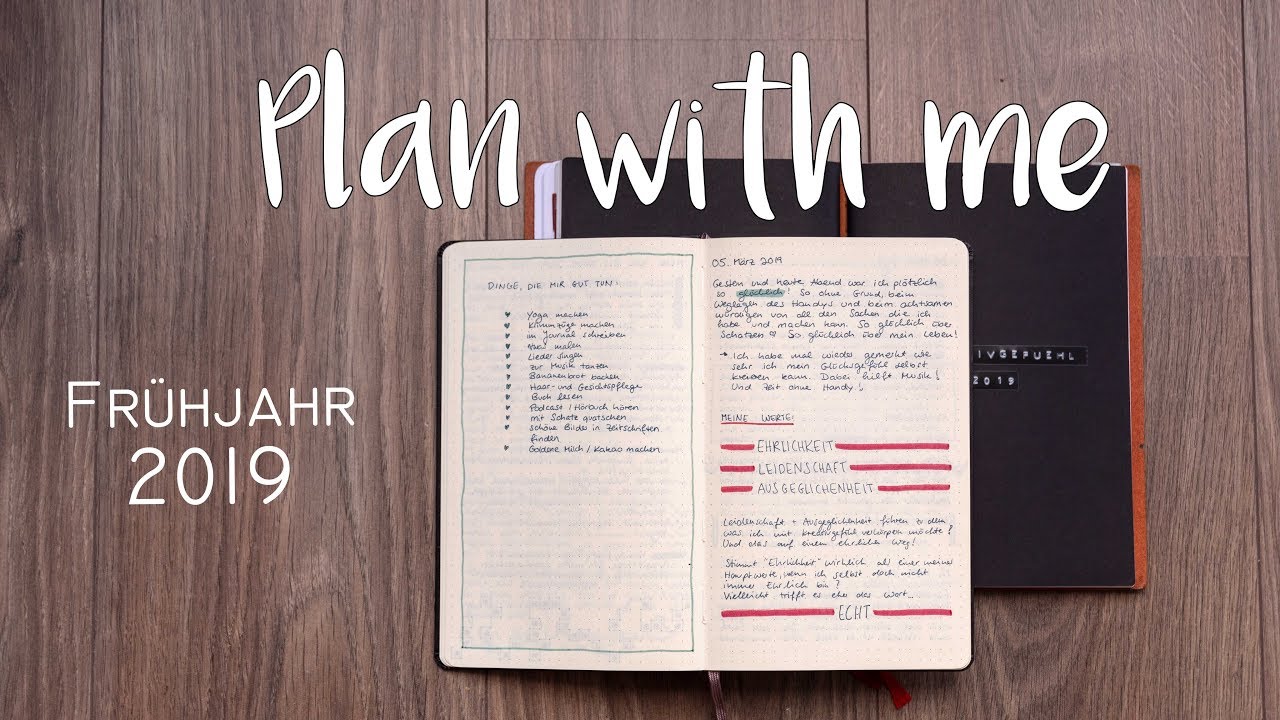 Plan with me - 2. Quartal 2019 | mein Journal, DIY Kalender, X17