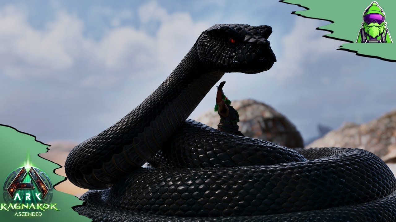 The Taming Method Of The Gigantophis Is Terrifying!! - Ark: Ragnarok Ascended [EP 12]