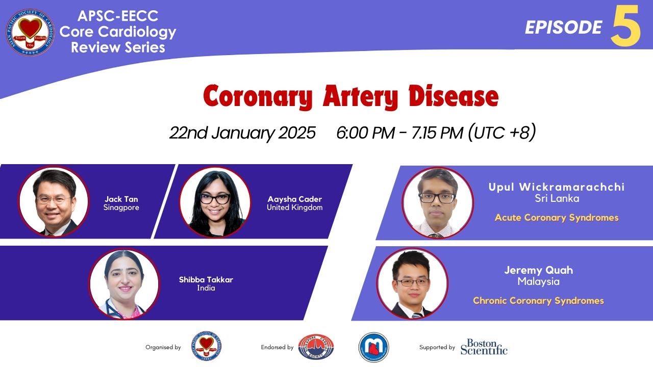 APSC-EECC Core Cardiology Review Series Season 2: Coronary Artery Disease