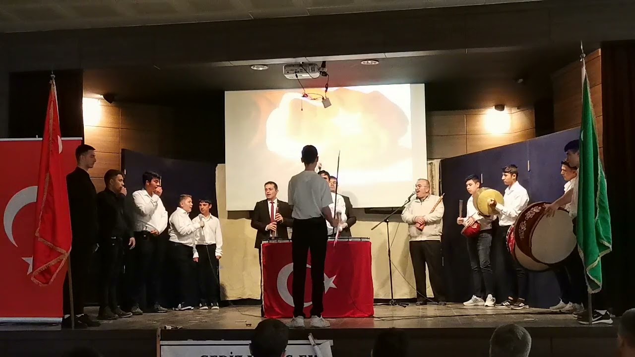 18 Mart &Ccedil;anakkale Zaferi ve Şehitleri Anma Programından... Mehter konseri..