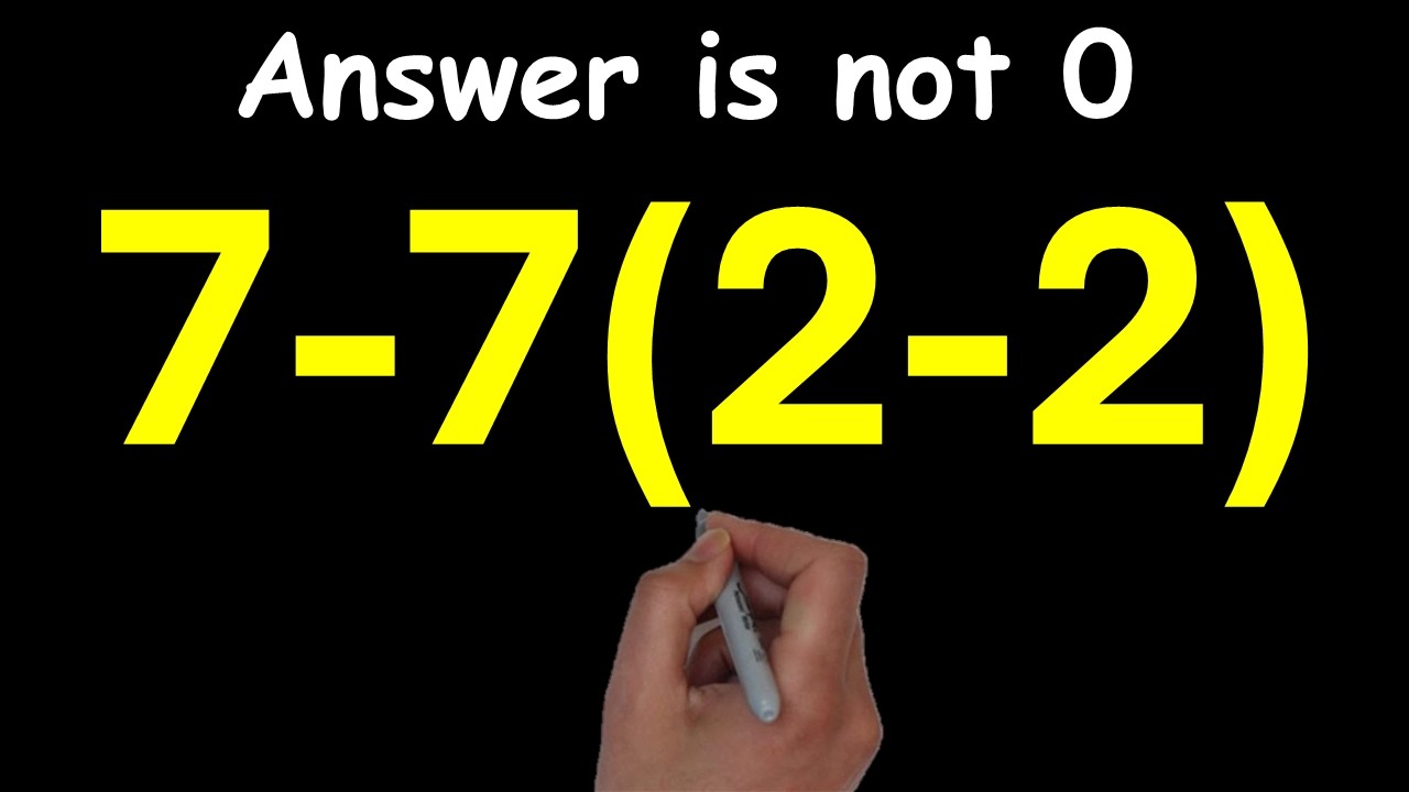 This Simple Math Mistake Fools Everyone!