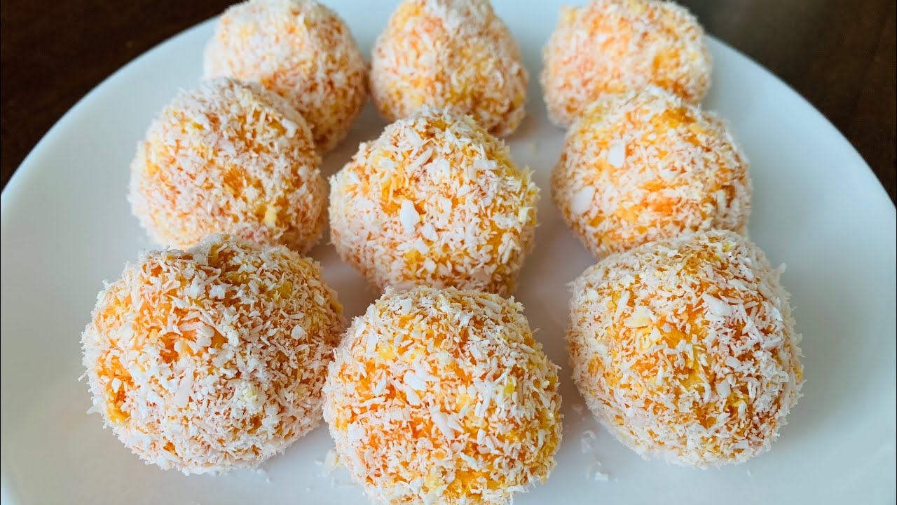 10 minutes recipe | Bomboane din morcov și cocos | Морковные конфеты