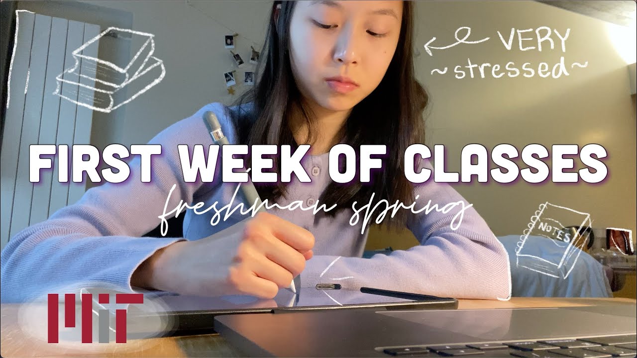 college vlog: first week of classes, bootcamp, dining hall food // MIT freshman spring