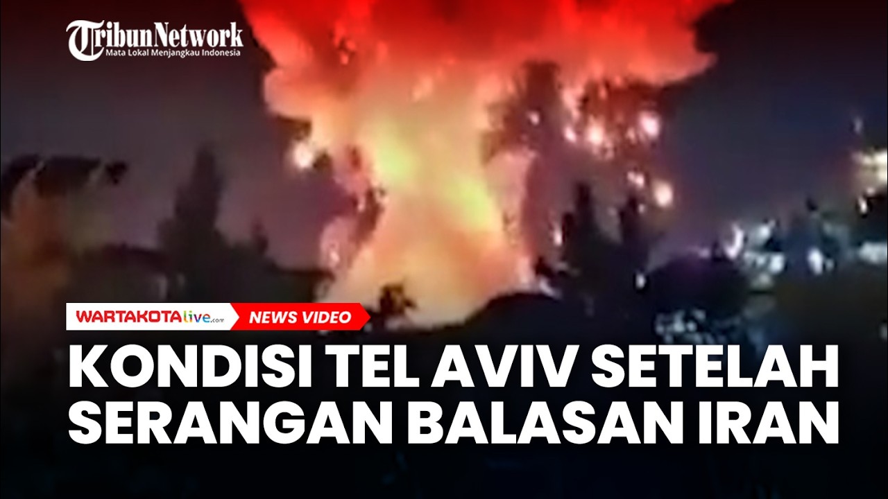 Kondisi Tel Aviv Setelah Serangan Balasan Iran Terkait 2 Jenderalnya Tewas