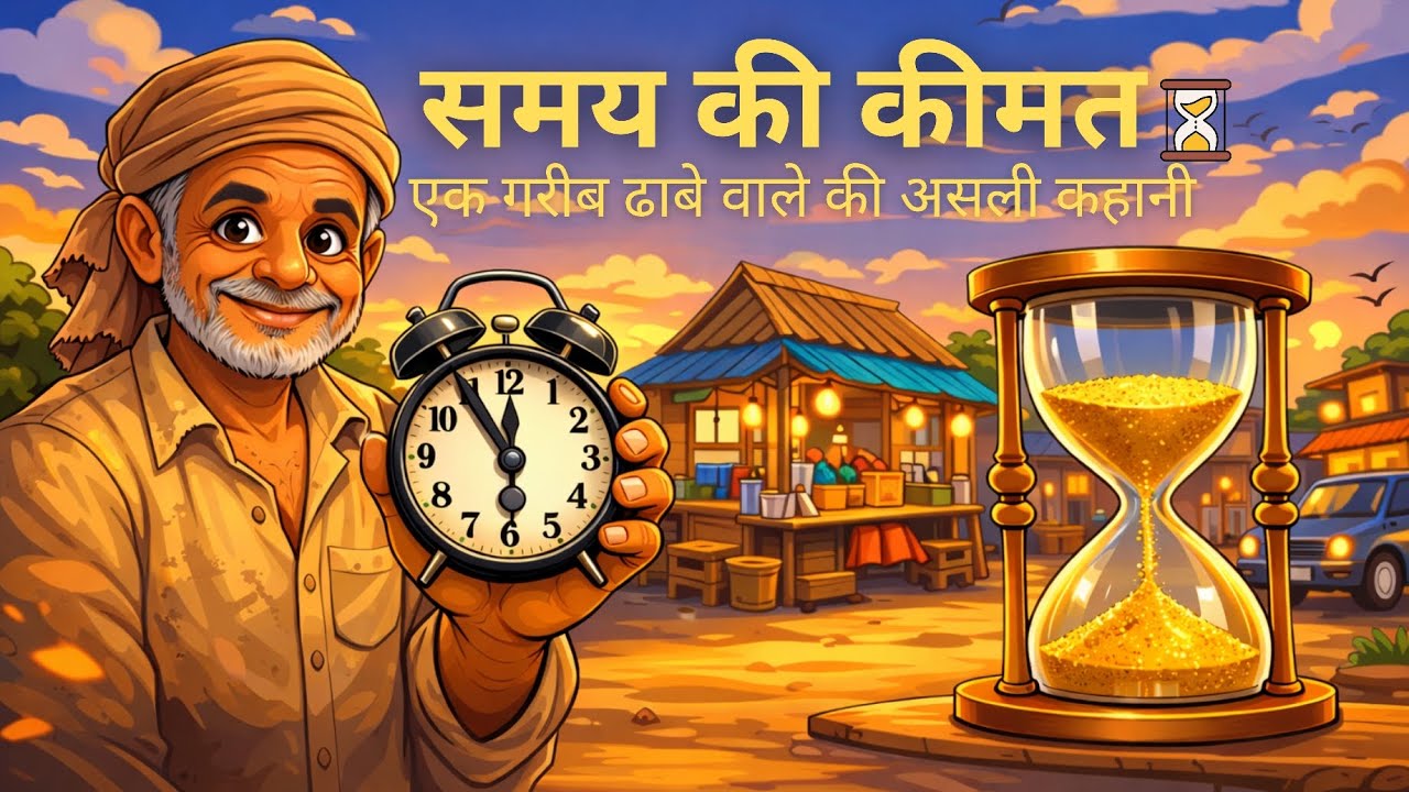 समय की कीमत | गरीब ढाबे वाले की पूरी संघर्ष कहानी  | Emotional Hindi Story