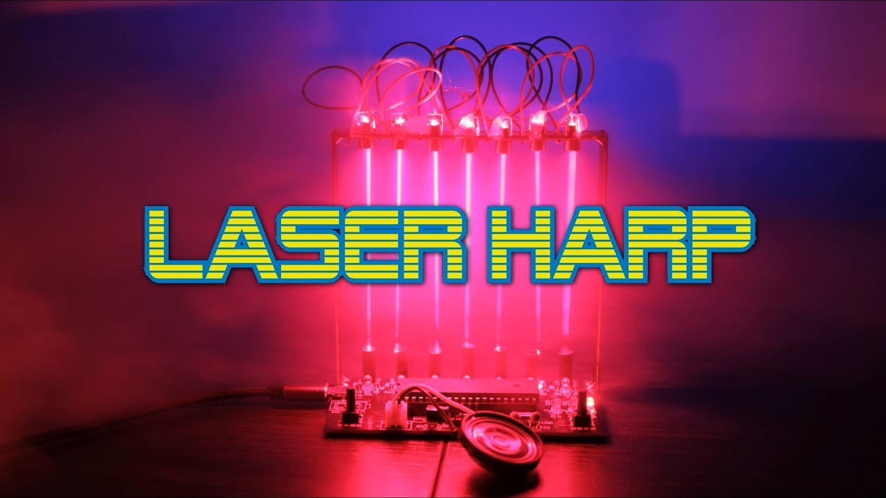 LASER HARP -  budowa laserowej harfy
