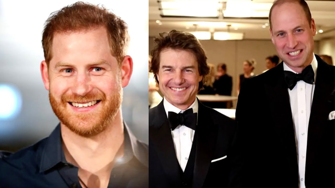Prince Harry LEAVES U.K. After 24 Hours as William Bonds with Tom Cruise
