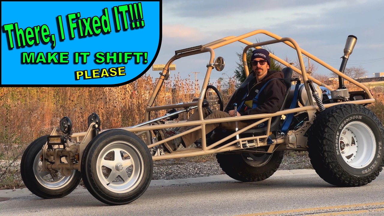 VW Sandrail Shift Linkage Fabrication - There, I Fixed it!