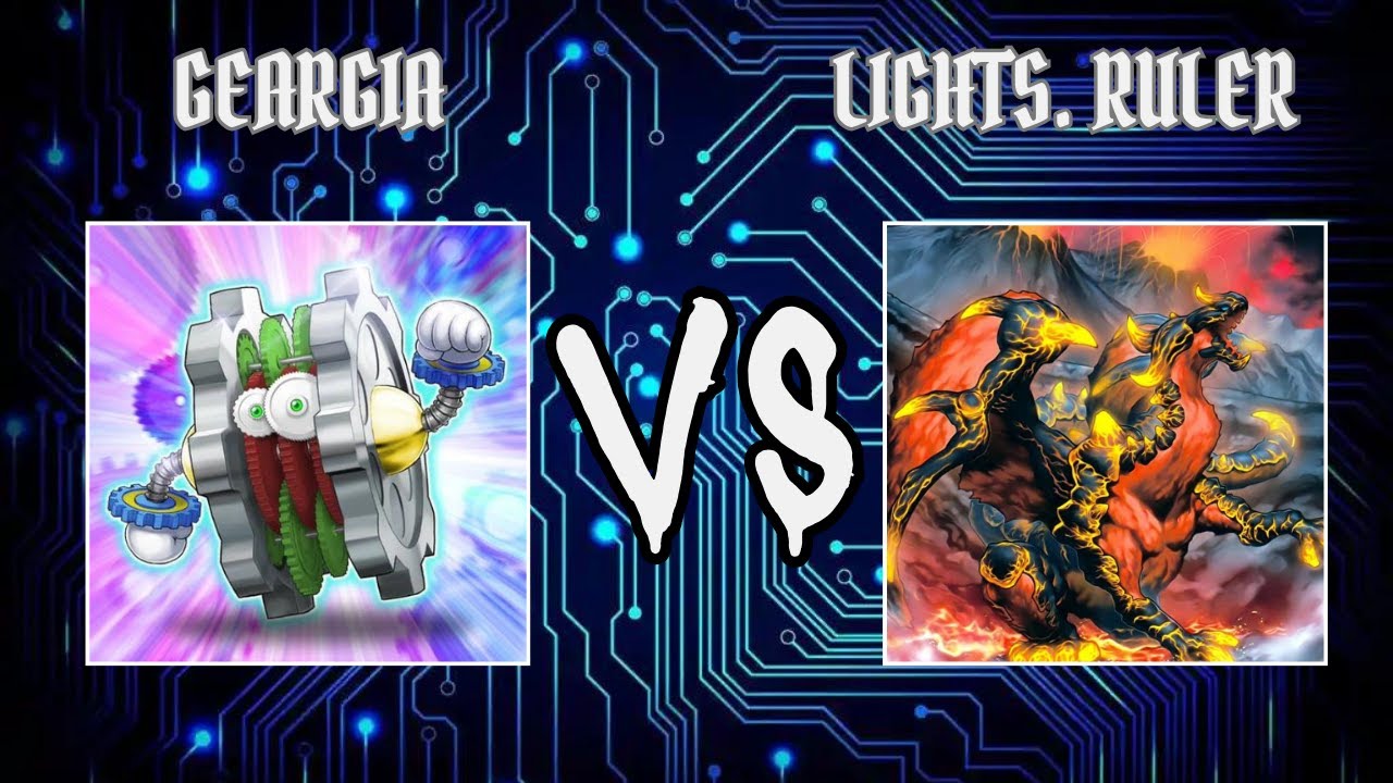 James Arc(Geargia) vs texas sucks(Lightsworn Ruler)| Yugioh Hat Format | Dueling Book