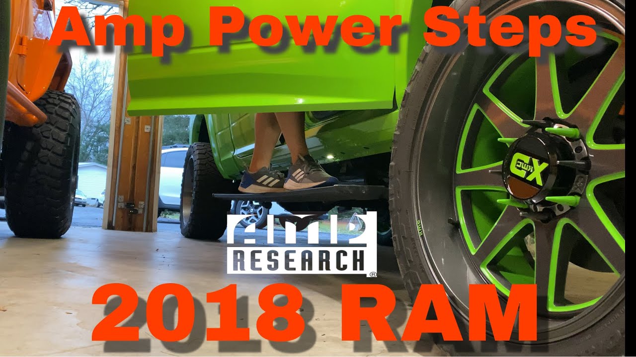 2018 Ram Amp Research Power Steps Install, Hard Wired, and Troubleshooting