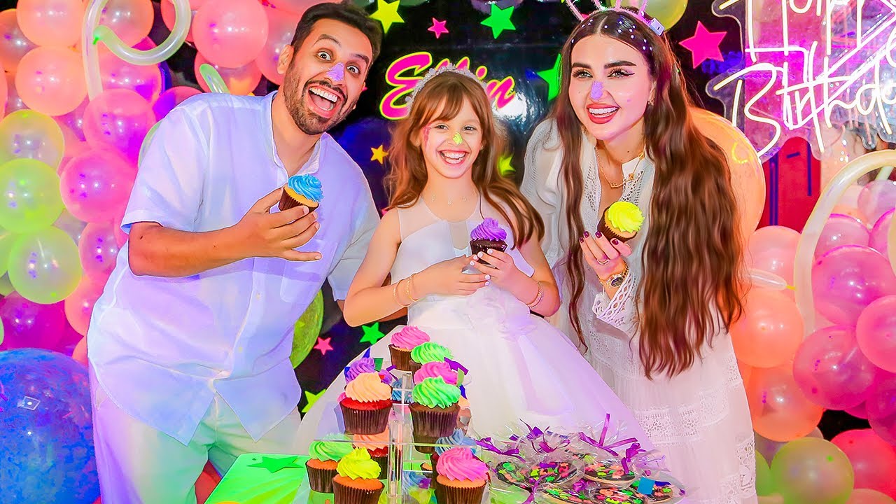 واخيرا اليوم المنتظر .. حفلة عيد ميلاد ايلين | فاجأناها باصحابها ( مؤثر )