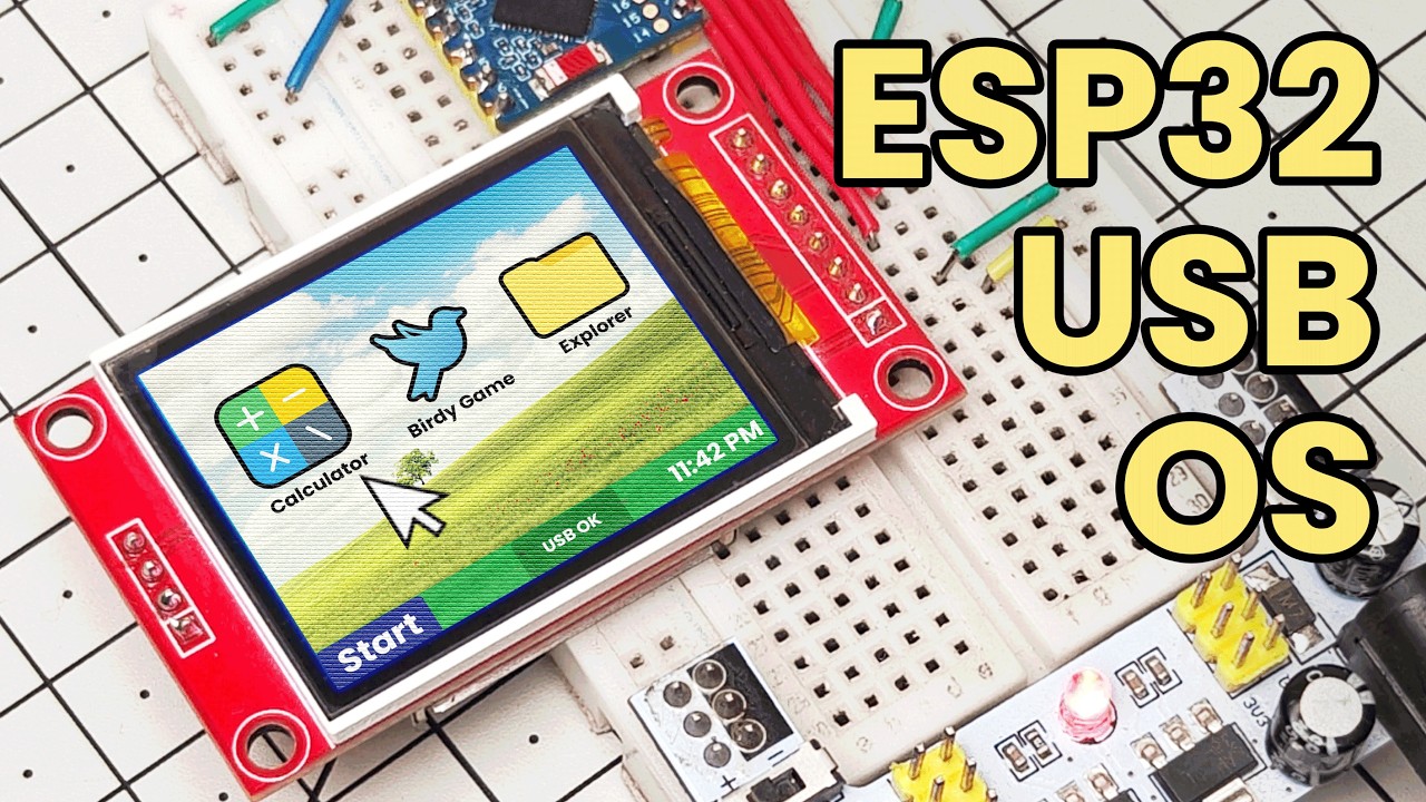 Можно ли превратить ESP32 в мини-компьютер (демонстрации работы ESP32-S3 USB Host)?