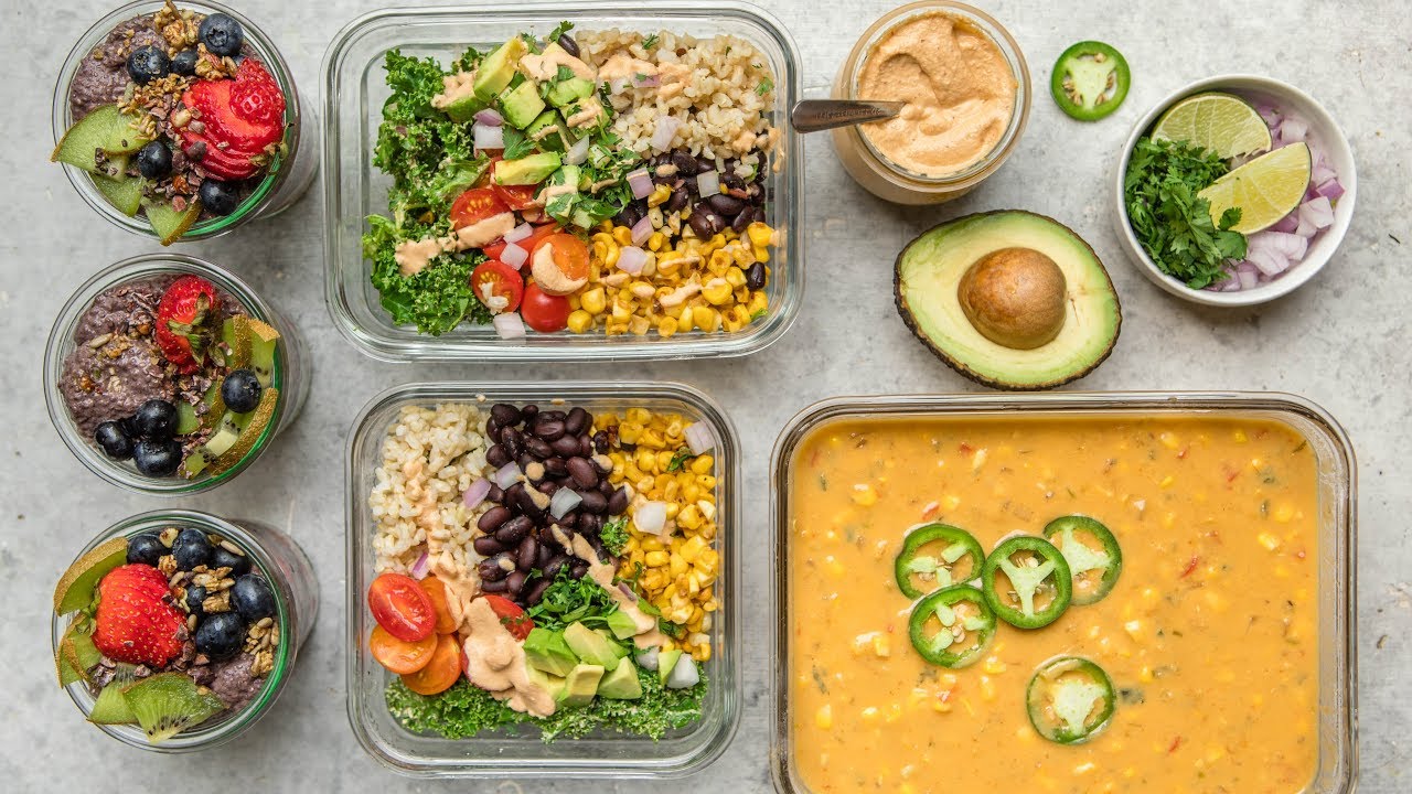 Easy Vegan Meal Prep for the School or Work Week